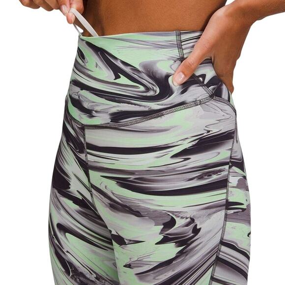 Lululemon Base Pace High-Rise Running Tight Paint Glide Warp Multi Size 4 EUC - Picture 3 of 10